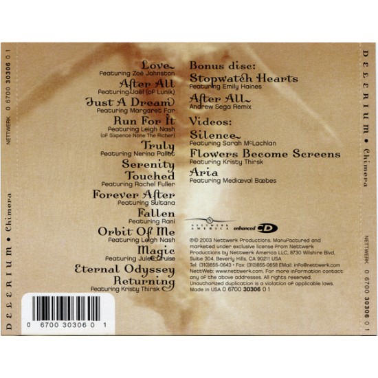 Cd Delerium, Chimera (Importado USA), 2003, Duplo