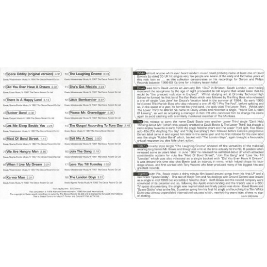 Cd David Bowie, London Boy, Importado Inglaterra