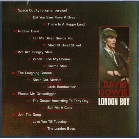 Cd David Bowie, London Boy, Importado Inglaterra