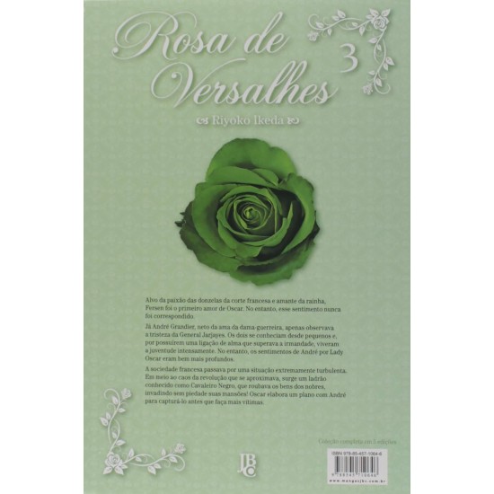 Rosa de Versalhes, Volume 3, Riyoko Ikeda