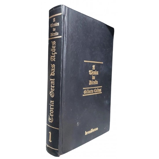 A Técnica do Direito, Gilberto Caldas, 8 Volumes com Capa dura de Luxo