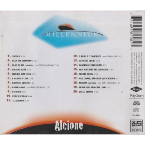Cd Alcione, Millennium, 20 Músicas do Século XX