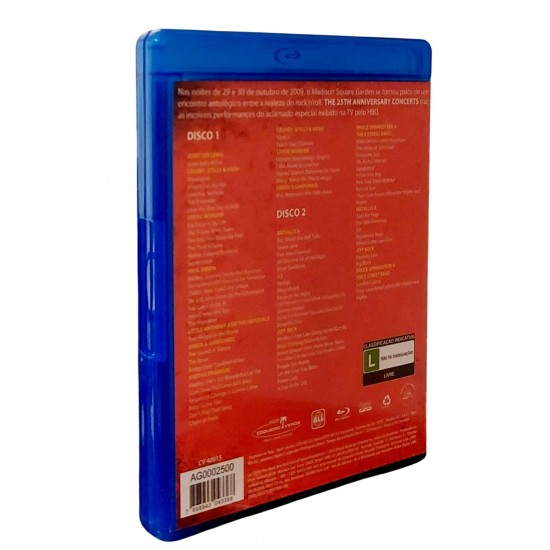 Blu-Ray The 25th Anniversary Rock & Roll Hall Of Fame Concerts, 2 Disc Set
