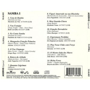 Cd Acervo Especial, Samba