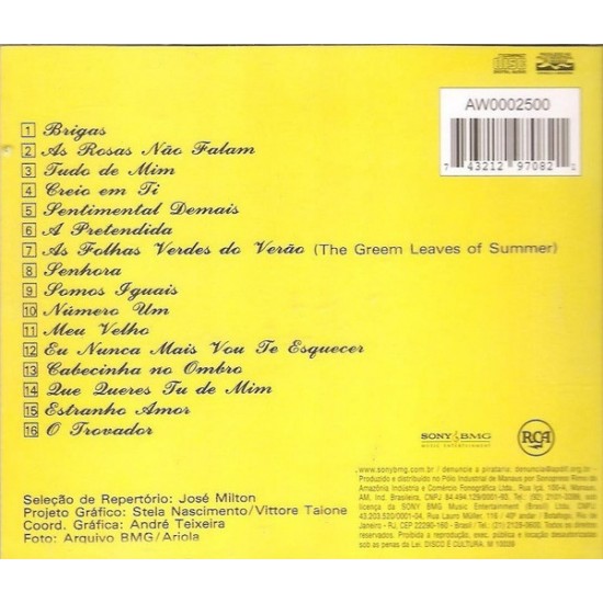 Cd Altemar Dutra, Sentimental, Lacrado