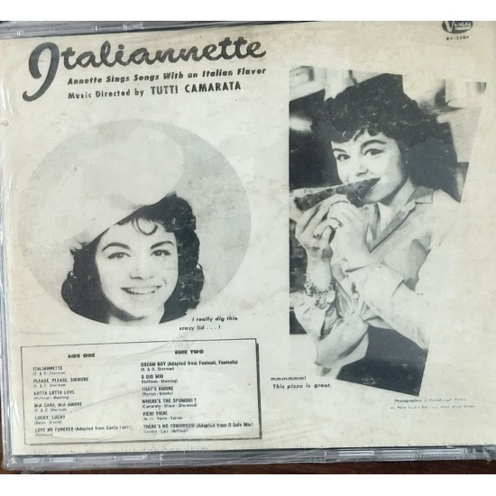 Cd Annette Funicello, Sings Songs With An Italian Flaver, Italiannette