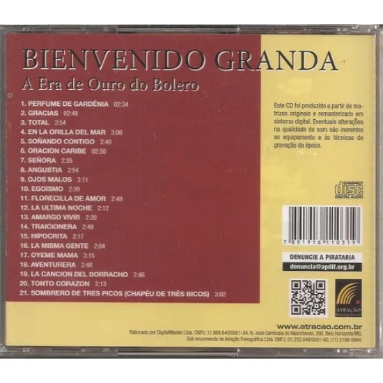 Cd Bienvenido Granda, A Era de Ouro do Bolero