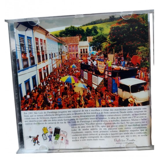 Cd De Bloco em Bloco. As Encantadoras Marchinhas de Carnaval de São Luís de Paraitinga, Sp