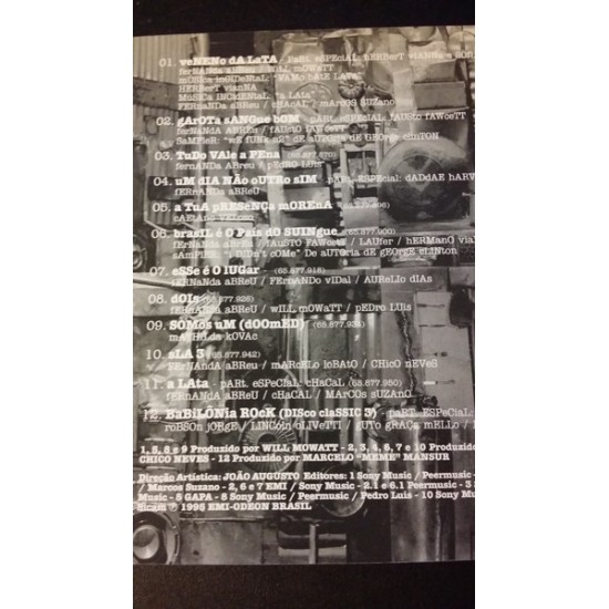 Cd Fernanda Abreu, Da Lata, 1995