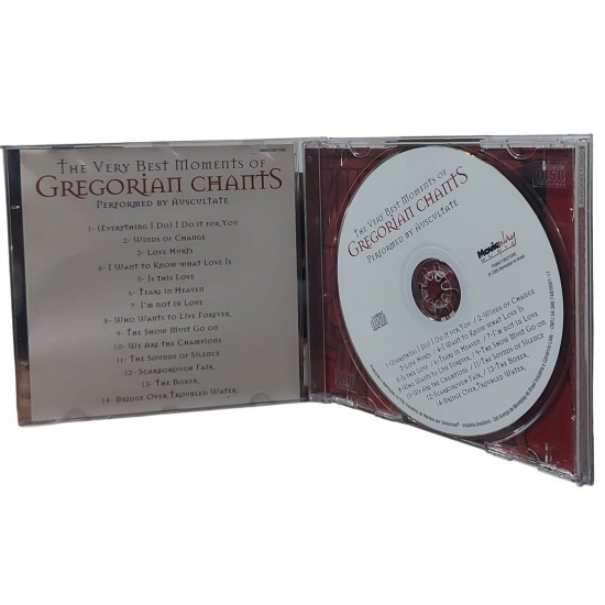 Cd Gregorian Chants, Performed By Auscultate, Music From Eric Clapton, Paul Simon, Queen And Others