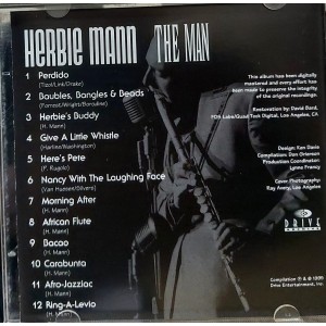 Cd Herbie Mann, The Man, Jazz Collection, 1995
