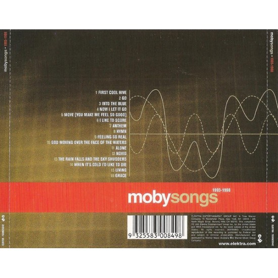 Cd Moby Songs 1993 a 1998, Importado Australia, 2000