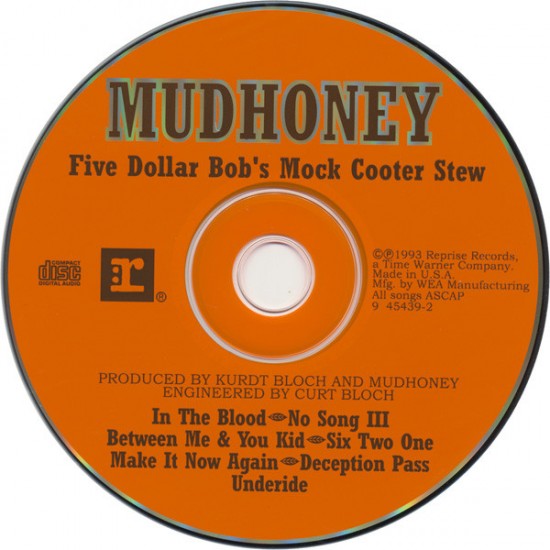 Cd Mudhoney, Five Dollar Bob's Mock Cooter Stew, Importado USA