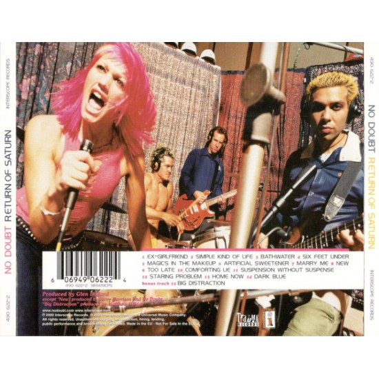 Cd No Doubt, Return of Saturn, 2000