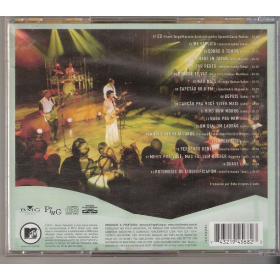 Cd Pato Fu, No Museu de Arte da Pampulha, MTV