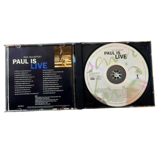 Cd Paul McCartney, Paul Is Live