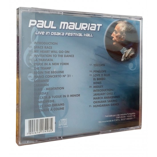 Cd Paul Mauriat, Live In Osaka Festival Hall, Lacrado