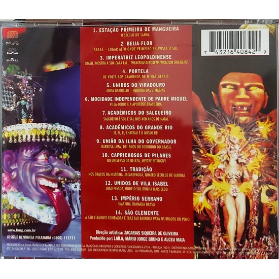 Cd Sambas de Enredo 99, Rio de Janeiro