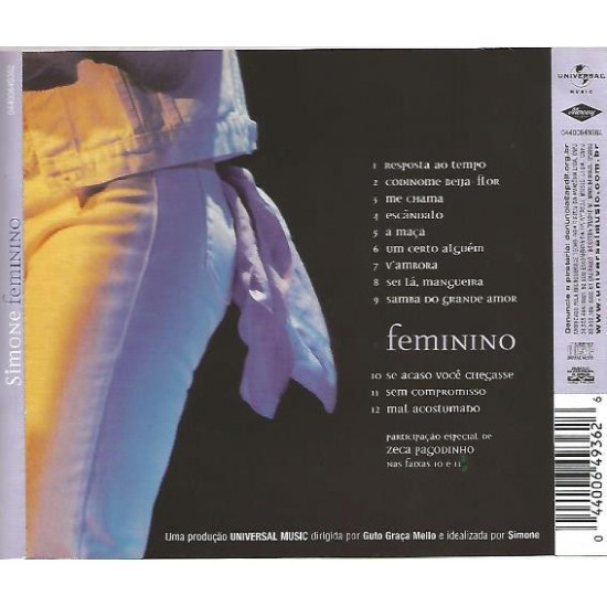 Cd Simone, Feminino