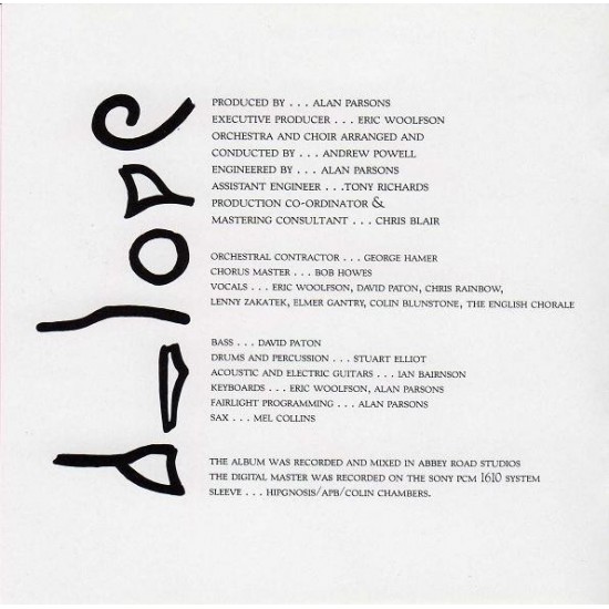 Cd The Alan Parson Project, Eye In The Sky, Arista, 1982, Importado USA