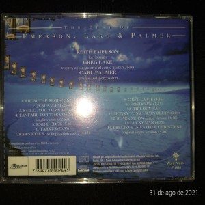 Cd The Best of Emerson Lake and Palmer, 1995
