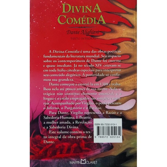 Divina Comédia, Dante Alighieri, Texto Integral, Editora Martin Claret
