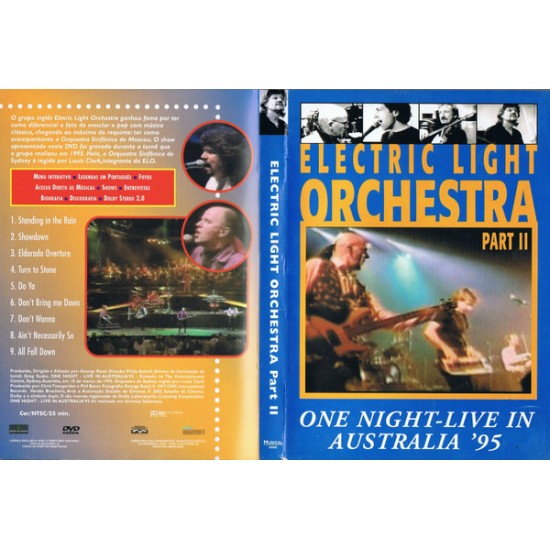 Dvd Eletric Light Orchestra, Part 2. One Night-Live in Australia 95