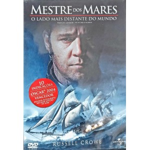 Dvd Mestre dos Mares, O Lado mais Distante do Mundo, Russell Crowe