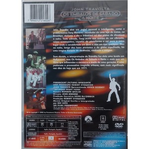 Dvd Os Embalos de Sábado à Noite, John Travolta, Lacrado