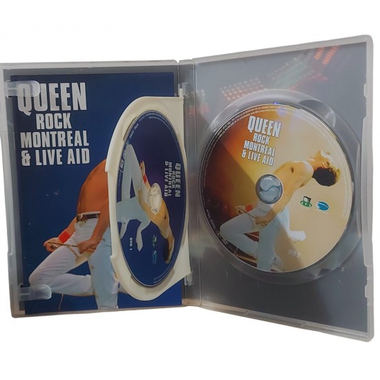 Dvd Queen, Rock Montreal & Live Aid, 2 Discos