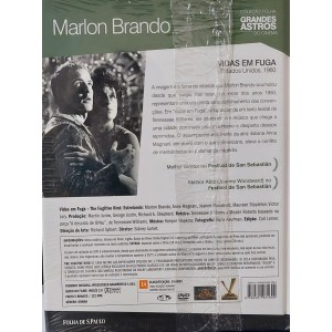 Dvd Vidas em Fuga, Marlon Brando, Coleção Folha Grandes Astros