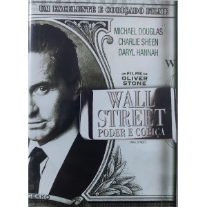 Dvd Wall Street, Poder e Cobiça, Michael Douglas, Charlie Sheen, Daryl Hannah