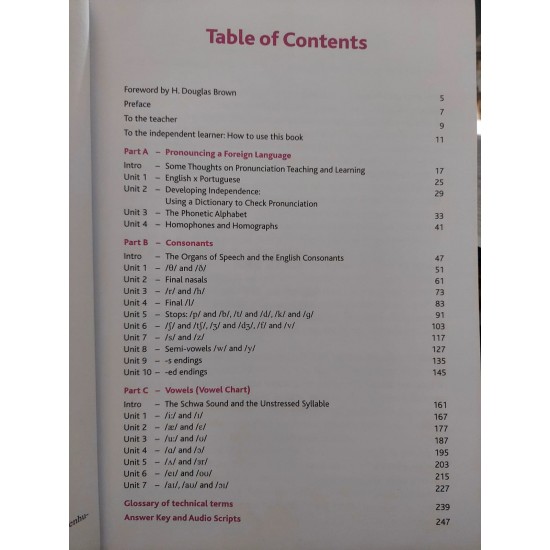 English Pronunciation For Brazilians, The Sounds Of American English, Sonia M. Baccari de Godoy, S/ Cds