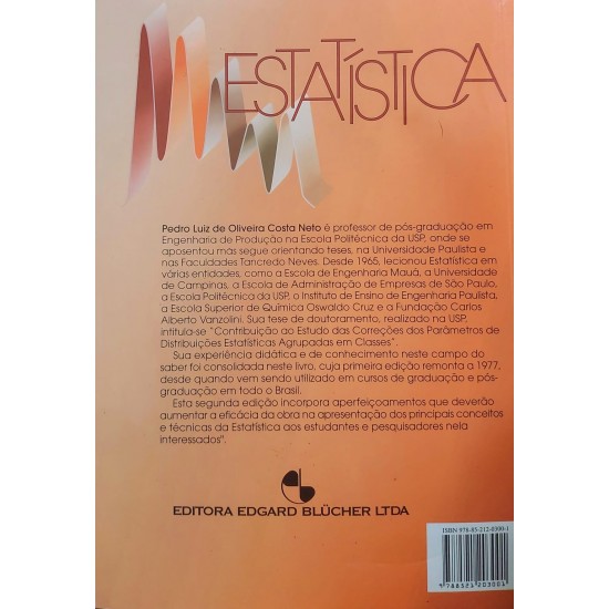 Estatística, 2ª Edição, Pedro Luiz de Oliveira Costa Neto
