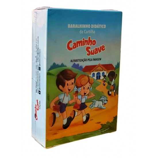 Kit Cartilha Caminho Suave + Caligrafia Caminho Suave + Livro de Colorir Caminho Suave + Baralhinho Didático da Cartilha Caminho Suave