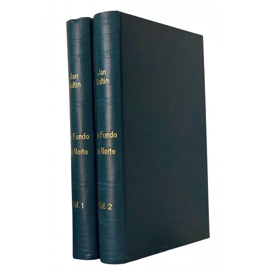 Do Fundo da Noite, Jan Valtin, Volume 1 e 2 - Completo, Capa de Luxo Verde em Percalux, Com Letras Douradas