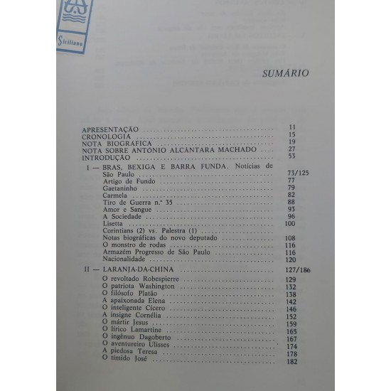 Novelas Paulistanas, Antonio de Alcantara Machado, Frete Grátis