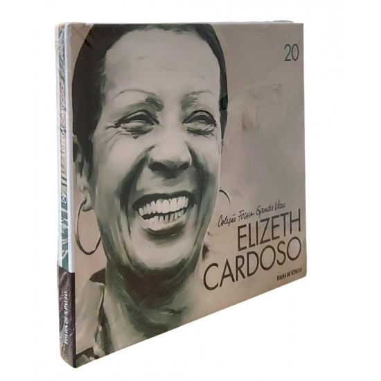 Livro com Cd Elizeth Cardoso, Coleção Folha Grandes Vozes, Volume 20, Lacrado