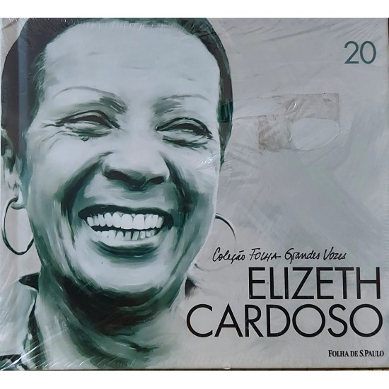 Livro com Cd Elizeth Cardoso, Coleção Folha Grandes Vozes, Volume 20, Lacrado