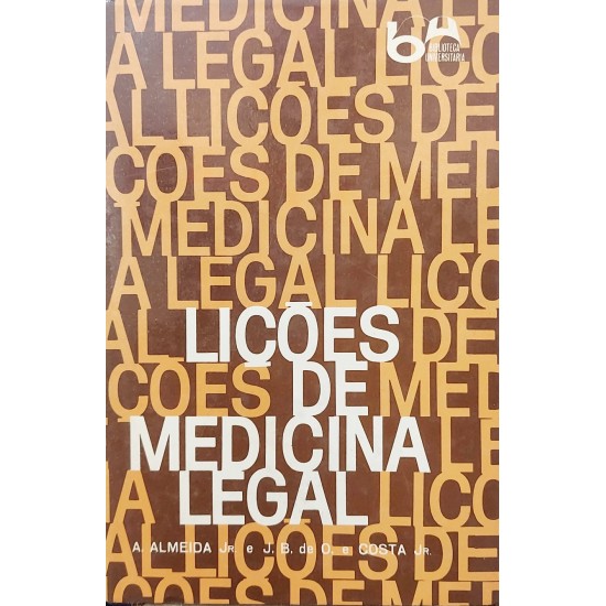 Lições de Medicina Legal, A. Almeida Jr
