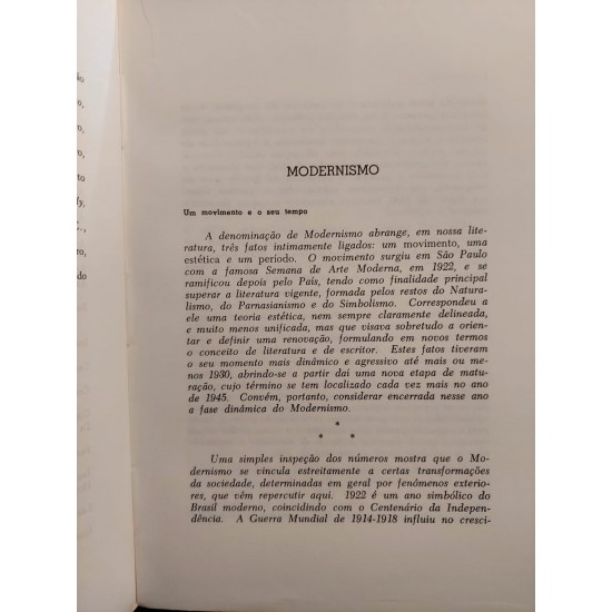 Modernismo, Presença da Literatura Brasileira, Antonio Candido, J. Aderaldo Castello