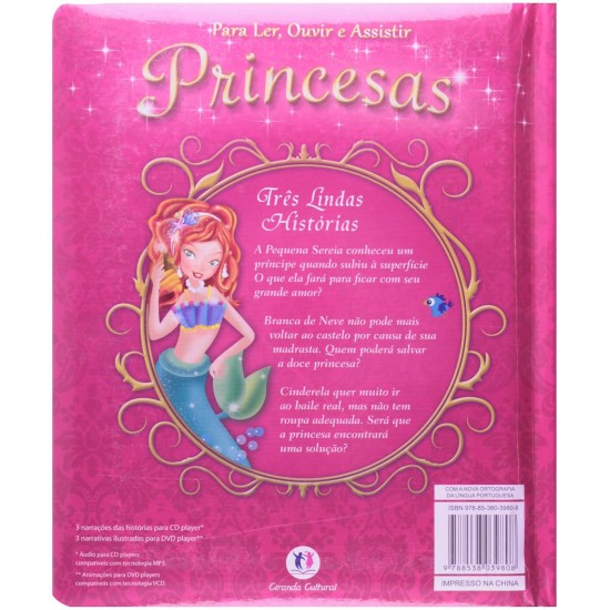 Para Ler, Ouvir e Assistir, Princesas, Ciranda Cultural