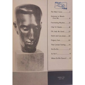 Partitura Musical George Gershwin Song Album, Edição de 1938