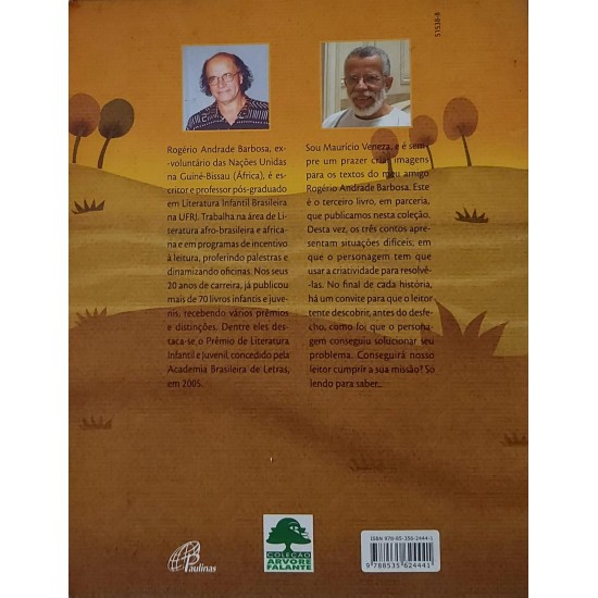 Três Contos Africanos de Adivinhação, Rogério Andrade Barbosa