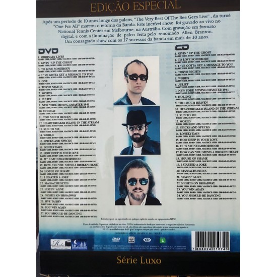 Dvd Bee Gees, The Best Of Bee Gees, Live In Australia, Dvd + CD