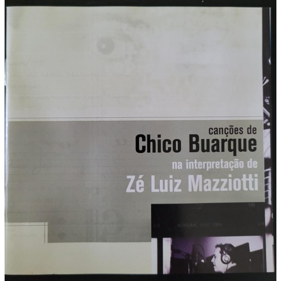 Cd Canções de Chico Buarque na Interpretação de Zé Luiz Mazziotti